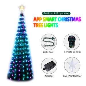 DC5V Addressable RGB Christmas Tree Toppers Decoration Lights Multicolor Changing APP Control Fairy <strong>LED</strong> <strong>Star</strong> String Light Kit - Product Image 6