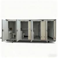 Toilettes portables de luxe conformes aux normes |   Toilettes modernes en conteneur accessible aux fauteuils roulants pour événements en plein air, hôtels, écoles et stades