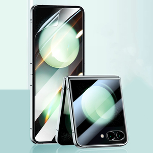<span class=keywords><strong>Protector</strong></span> de Pantalla de Hidrogel Suave para Teléfono Móvil Galaxy Front & Back TPU 5G Z <span class=keywords><strong>Flip</strong></span> <span class=keywords><strong>4</strong></span>, Ultra Compatible con los Modelos 5 <span class=keywords><strong>4</strong></span> 3 2 5G 2.5D - Product Image 6