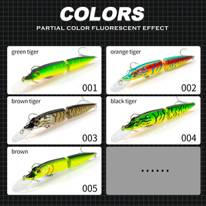 Marque Hunthouse personnalisée brochet flottant Topwater Long Shot <span class=keywords><strong>Jerkbait</strong></span> leurre méné multi-joint appât dur - Product Image 5
