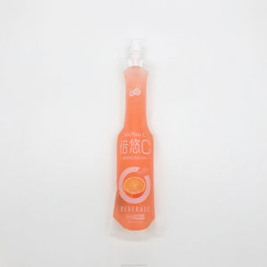 Custom Instant <strong>Drink</strong> Packaging Water Plastic Package Beverage <strong>Pouch</strong> with Nozzle 250ml Juice Standing Spout Bag - Product Image 2