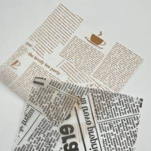 Papier alimentaire résistant à la graisse avec impression personnalisée pour l'emballage des hamburgers - Product Image 5