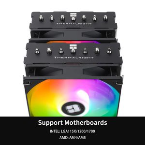 Refroidisseur de processeur à double tour Thermalright Phantom Spirit 120 SE, compatible LGA115X/1200/1700 AM4/AM5, <span class=keywords><strong>ventilateur</strong></span> de refroidissement pour <span class=keywords><strong>PC</strong></span>, dissipateur thermique pour ordinateur - Product Image 4