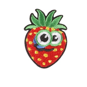 Accessories for Clothing Bag Hat Fruit Series <strong>Pattern</strong> Wholesale Twill <strong>Embroidery</strong> Patches Heat <strong>Transfer</strong> Iron on Patches Bulk - Product Image 5