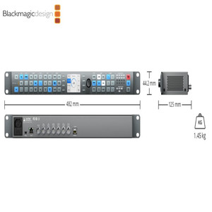 Convertidor de Video 4K Blackmagic Design Teranex AV de Grado Profesional con Transformación Ascendente/Descendente/Cruzada, Hecho en China, con Fuente de Alimentación - Product Image 3