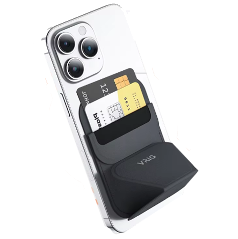 Vrig MG05 Is Suitable for iPhone 17 Magnetic Card Holder Magsafe Support Stand Apple 15 Promax Phone Lazy Stand Integrated Andro