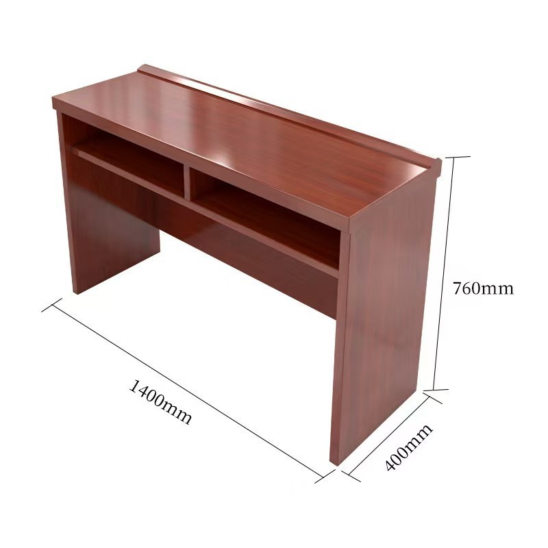 Mesa individual de chapa de madera de alta calidad de 1,4*40