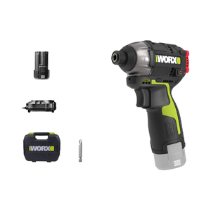 Trapano Avvitatore Elettrico Brushless <span class=keywords><strong>WORX</strong></span> OEM 12V 140N.m con Grande Coppia, Modello WU132, con Portainserti per Uso Fai-da-te e Industriale - Product Image 1