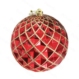 20cm Christmas <strong>Baubles</strong> Ornament Balls Custom <strong>Large</strong> <strong>Baubles</strong> for Indoor Shopping Mall Festival <strong>Xmas</strong> Hanging Decoration - Product Image 1