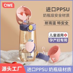 QWE PPSU Water Cup With Straw 500Ml For Pregnant Women And Children - Product Image 5