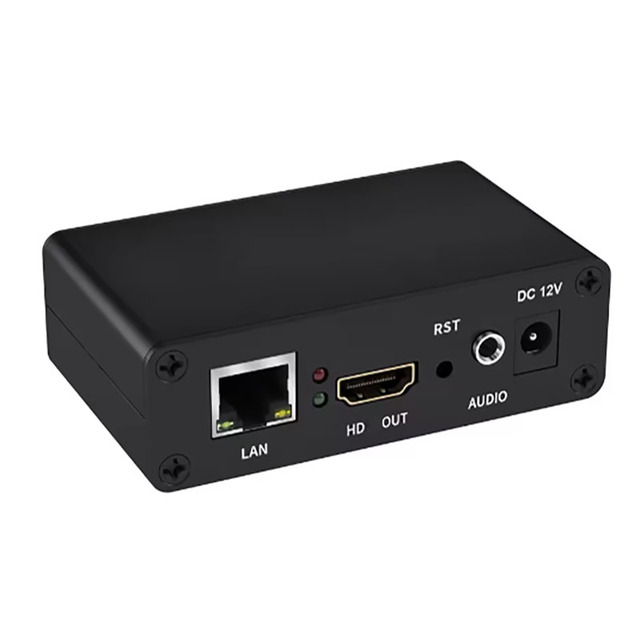 4K 30FPS Network Camera Video Decoder H.265 H.264 -compatible USB Decoder for Live Streaming
