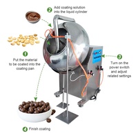 Machine à Dragéifier et Polir les Confiseries, Amandes, Cacahuètes et Chocolats Caramélisés - Prix