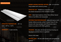 Luminaire LED Industriel Haute Performance 200lm/w pour Entrepôt, Usine et Atelier – Éclairage Commercial Économe en Énergie pour Plafond