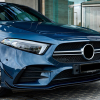 Modification du déflecteur avant pour Mercedes Classe A W177 A180 A200 A220 A35 Noir Piano
