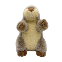 2024 nouveau jouet de marmotte simulée en peluche d'animal en peluche doux RTS mignon petit jouet en peluche de marmotte Kawaii pour vos chiens