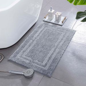 Tapis de douche antidérapant 3 pièces avec tapis de toilette en forme de <span class=keywords><strong>U</strong></span>, tapis de bain absorbants, lavables en <span class=keywords><strong>machine</strong></span>, tapis de sol de salle de bain - Product Image 4