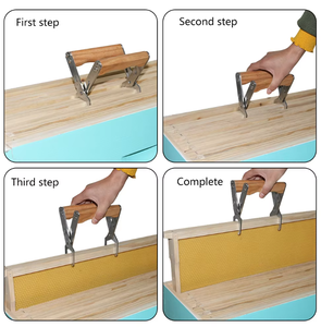 Super Hive <span class=keywords><strong>Imker</strong></span> Werkzeugrahmen-Griff zum einfachen Entfernen, Inspektieren und Ernten – Einhand-Honigwabenheber für die neue Landwirtschaft - Product Image 6