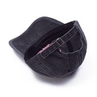 Casquette de baseball structurée à bord incurvé 5 panneaux en tissu Oxford avec logo en relief à motifs de fruits à carreaux Style Dobby