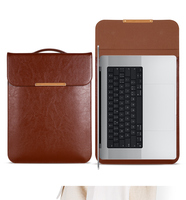 Nouvelle pochette pour ordinateur portable en cuir PU imperméable de grande capacité pour tablette Microsoft Surface Pro 12,3 pouces