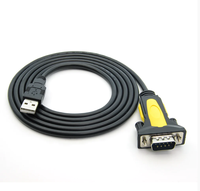 Adaptador de serie OEM USB a RS232 de 1m y 1,5 m con prolífico chipset PL2303