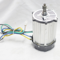 Moteur à onde carrée 48V/60V 1800W pour tricycle électrique, grande puissance, moteur différentiel CC BLDC sans balais, couple élevé