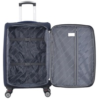 Set Koper 4 Buah Bahan Kain Lembut Eva Harga Pabrik 8 Roda Spinner Warna Pink Tas Travel Trolley Produsen Set Koper