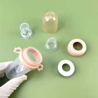 Sucette en silicone pour bébé Tétine en silicone pour bébé Première étape Sevrage Alimentation Cuillères en silicone Biberon Alimentaire pour bébé Sucette aux fruits