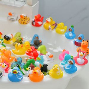 Hot Factory Direct Custom Plastic Toy vasca da bagno Mini Yellow Bulk Rubber Duck Plastic Toys Weighted Floating Squeaky Bath Duck - Product Image 5