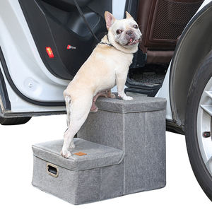 Aangepaste Hondentrap Dubbellaags Ontwerp Voor Eenvoudige Opstapladder Voor Honden Opvouwbare Hondentrappen - Product Image 3