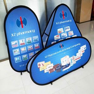 Banner Horizontal de Doble Cara para Ferias Comerciales, Impreso en Serigrafía, con Marco de Acero Galvanizado y Tela de Punto Engrosada - Product Image 2