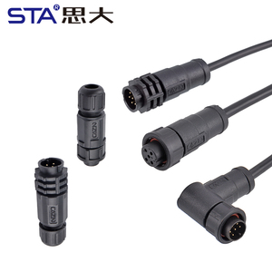 E13 Bayonet overmolded lĩnh vực cài đặt không thấm nước IP67 cắm nam nữ thẳng nối 2-18 pins 13/16 ''-28uns vít - Product Image 1