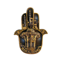 Aimants de réfrigérateur 3D Europe Bosnie-Herzégovine, souvenirs touristiques, artisanat, cadeaux