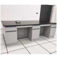 Banc de travail pour les équipements de laboratoire de chimie scientifique poste de travail chimique banc de table de laboratoire scolaire table de laboratoire en acier avec prise