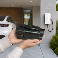 Adaptateur de charge DC EV sécurisé en alliage d'argent avec protection contre les arcs électriques, certifié ETL, logo personnalisé, adaptateur OEM CCS2 vers CCS1, fabricant