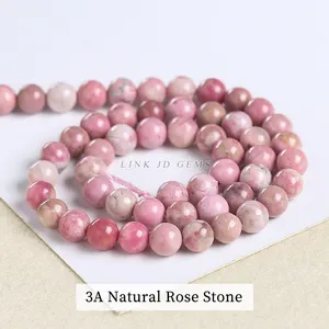 4-12mm Natural Tiger Eye Amethyst Rose Quartz Crystal Loose Gemstone Stone Round Beads For Diy Bracelet Necklace Jewelry Making