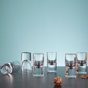 Verres à shot droits de 25 ml gravés et gravées au laser avec base lourde - Product Image 5