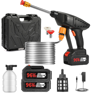 Nettoyeur de voiture <span class=keywords><strong>sans</strong></span> <span class=keywords><strong>fil</strong></span> à batterie lithium haute puissance, pistolet à eau haute pression portable, outils d'arrosage de <span class=keywords><strong>jardin</strong></span> - Product Image 4