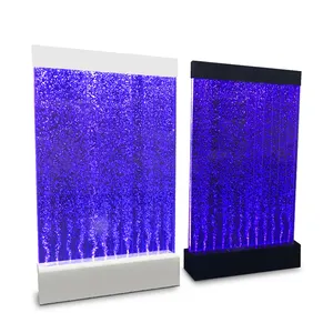 最好的质量led窗帘之间的屏幕丙烯酸气泡水墙