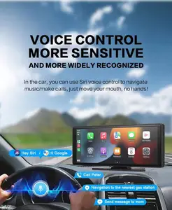 Автомагнитола высокой четкости 10,26 дюймов Carplay беспроводной сенсорный экран Air Play TF карта/USB/AUX Стерео автомобильное радио