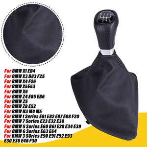 Bmw Manual Gear <b>Shift</b> <b>Knob</b> Leather 5 6 Speed Ergonomic For Bmw E87 E81 E82 E88 F20 - Product Image 1