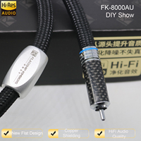 Câble audio coaxial YIVO XSSH, conducteur en cuivre pur, fiche plaquée rhodium, diamètre 11 mm, câble de signal Hi-Fi blindé