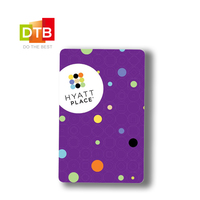 Carte-clé d'hôtel Rfid personnalisée 13.56mhz 1k 4k carte de contrôle d'accès à puce