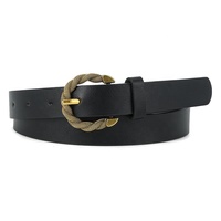 Nouvelle Série Printemps de Chemises Longues en Jean Haut de Gamme pour Femmes, avec Ceinture et Boutons en Alliage en Cuir PU Effet Serpent, Production Personnalisée