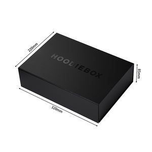 صندوق هدايا فاخر من الورق اللامع بطباعة شعار مخصص وقابل للطي مع إغلاق مغناطيسي، علبة ورقية لتغليف الملابس والأحذية - Product Image 5