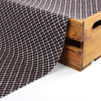 Tissu Roma tricoté écologique en polyester, rayonne et élasthanne, brossé, à motifs écossais teints en fil, pour manteaux - Vente en gros - Fabricant
