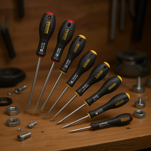 Stanley Fatmax <b>Screwdriver</b> <b>Set</b> 10 Piece Precision Tools For Home And Workshop Use - Product Image 3