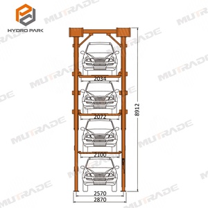 Thủy lực 4 cấp ngoài trời bãi đậu xe nhà để xe 4 bài Xe ba Stacker bãi đậu xe nâng - Product Image 4