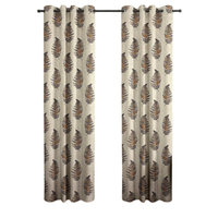 Cortinas Opacas Modernas de Lujo con Estampado Floral, Personalizadas en Color y Diseño, Impermeables, Ecológicas, Ignífugas y Aislantes del Ruido