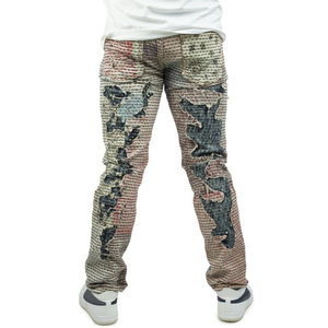 Diznew denim jeans tùy chỉnh thêu thiết kế thời trang dạo phố căng mỏng phù hợp với quần jean nam cao cấp - Product Image 3