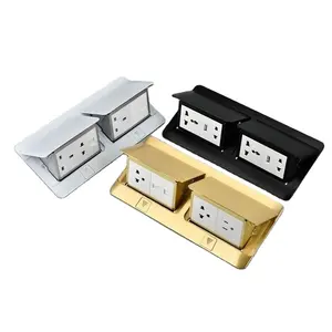 High-quality recessed floor socket box RJ45 sockets The interior household EU floor socket Box